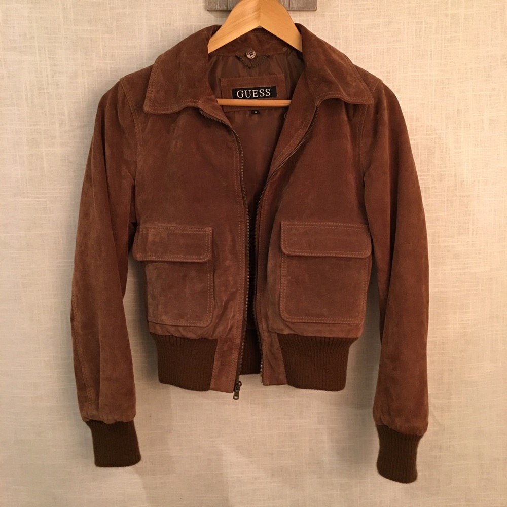 Guess Brown Suede Jacket